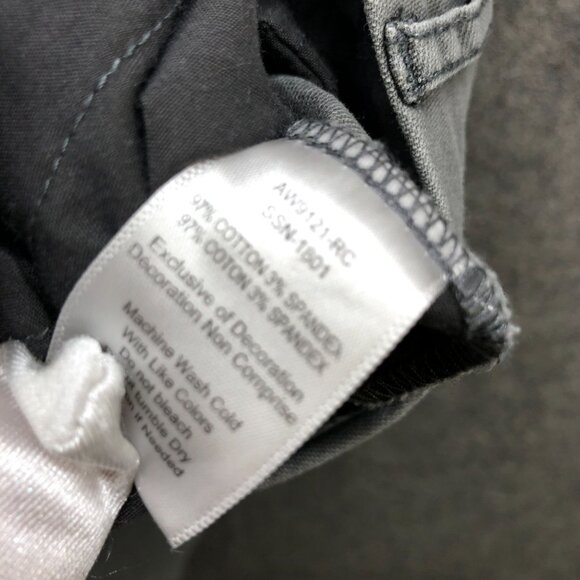 ATM Anthony Thomas Melillo Enzyme Wash Cropped Boyfriend Pant Womens 2 Gray Wide - Picture 11 of 12